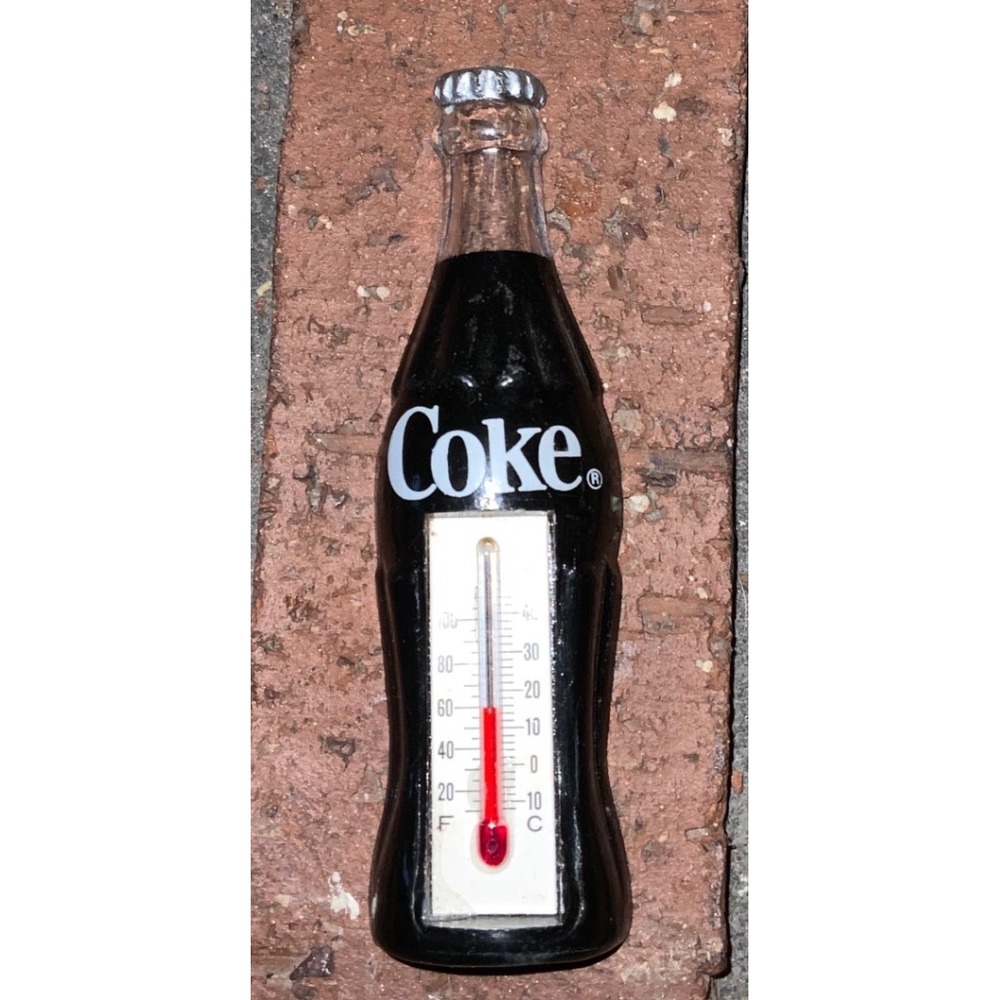 Vintage Mini Coca Cola Thermometer Coke Fridge Magnet‎